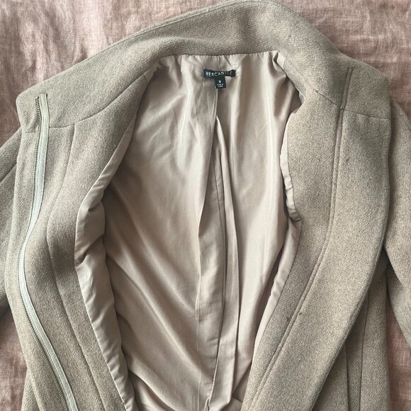 J Crew Tan Wool Coat - Picture 2 of 2